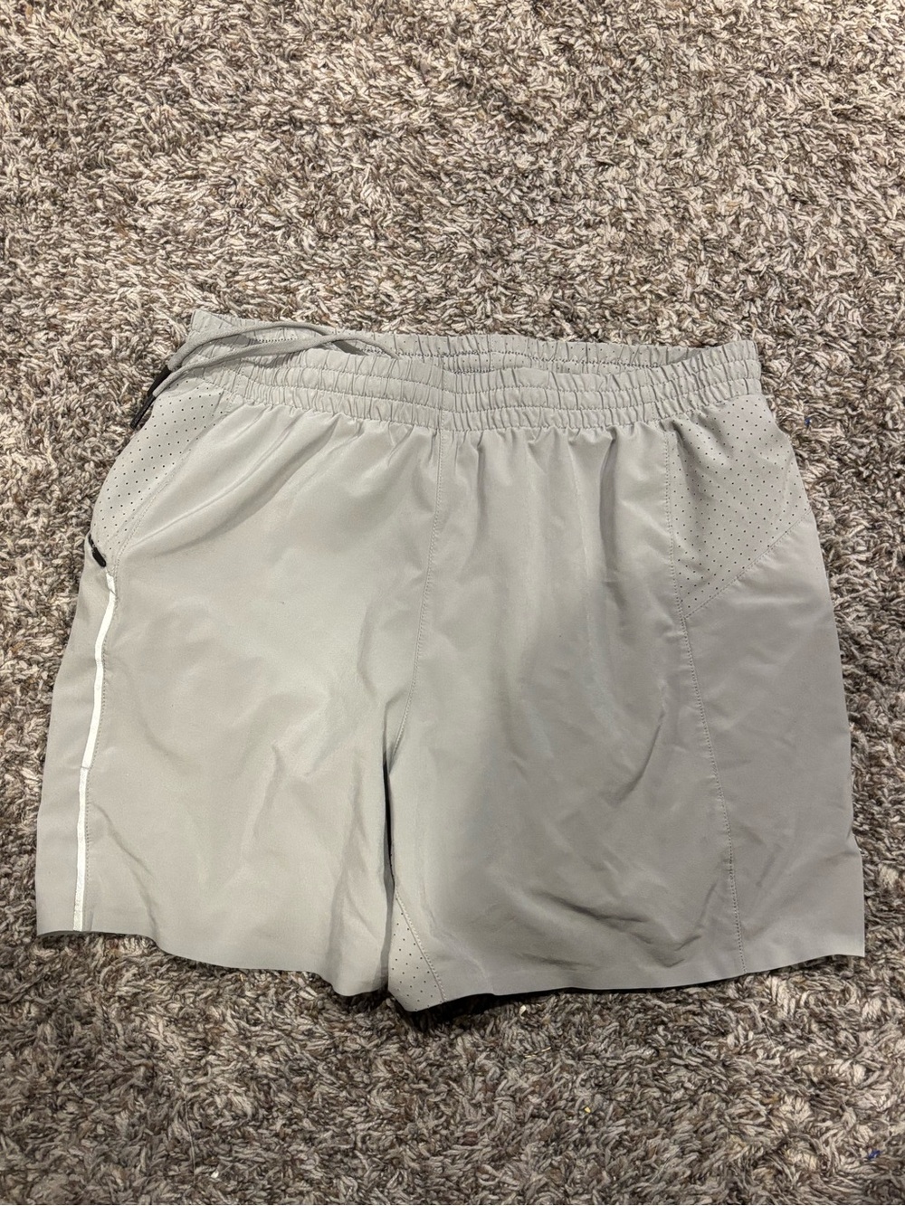 Men's Athletic Shorts - Light Gray